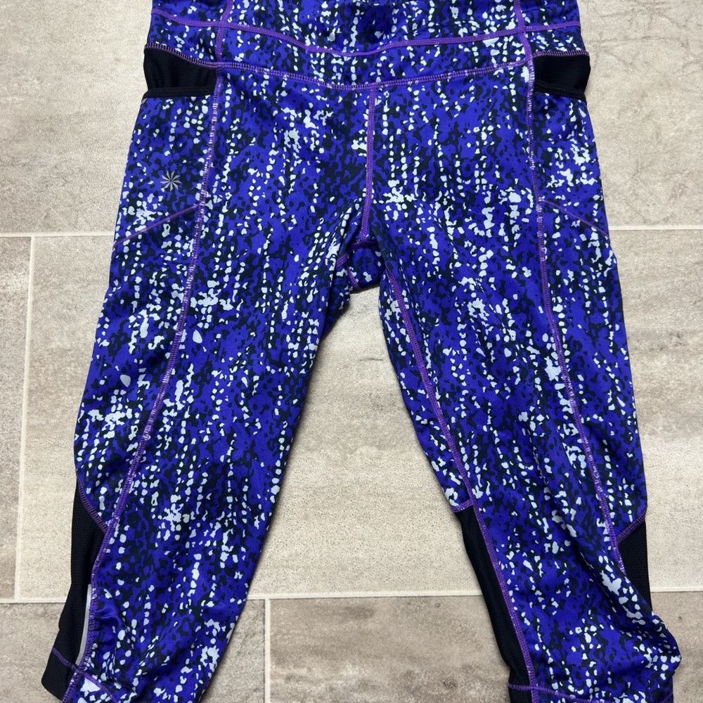 Athleta Patterned Leggings Medium